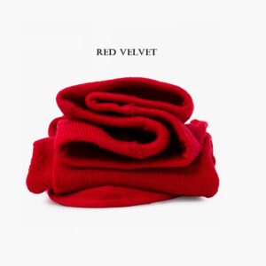 Leotardos infantiles algodón suave color red velvet